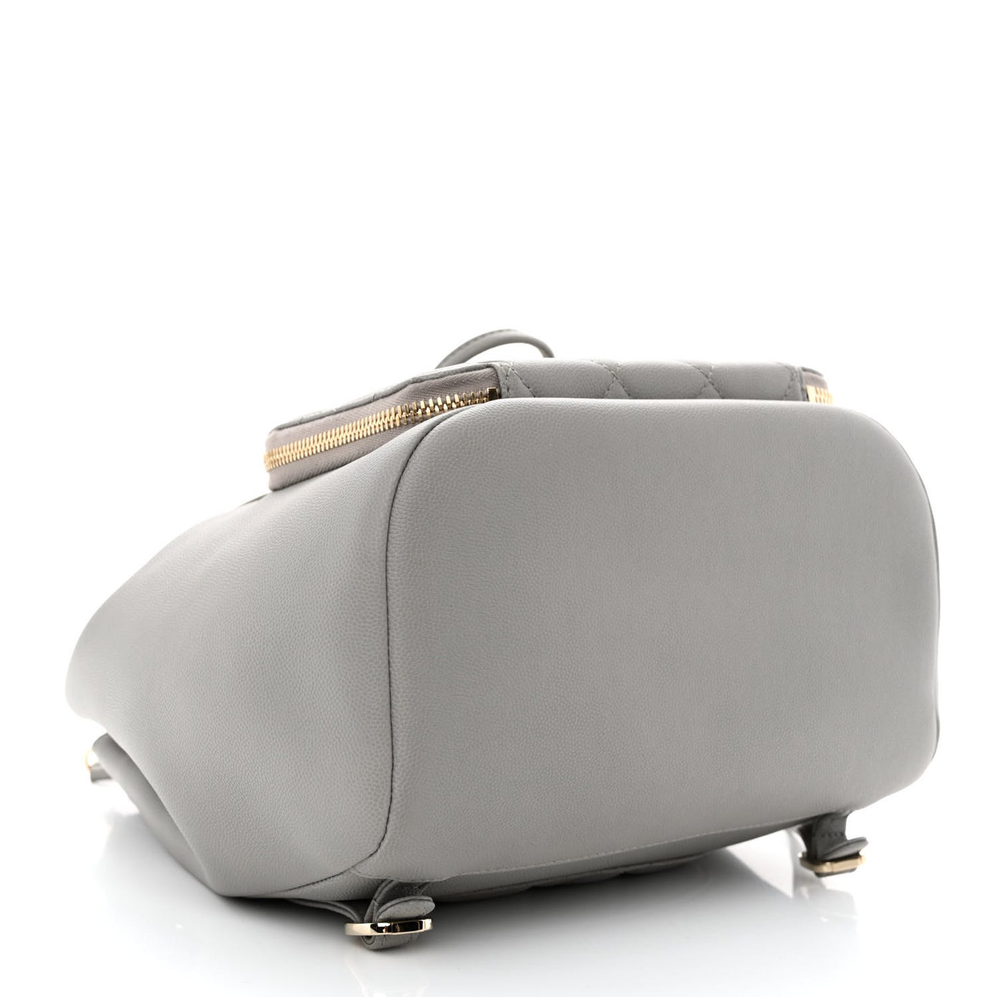 Caviar Quilted Business Affinity Backpack Grey
