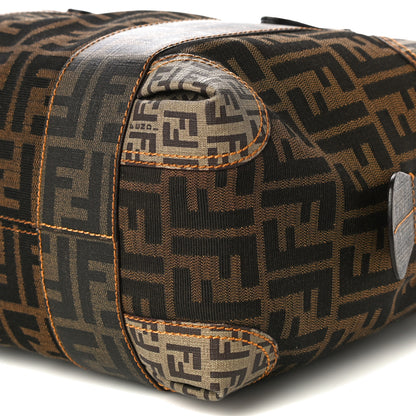 Fendi Zucca Zucchino Mixed Media Small B Mix Tote Tobacco 6 of 10