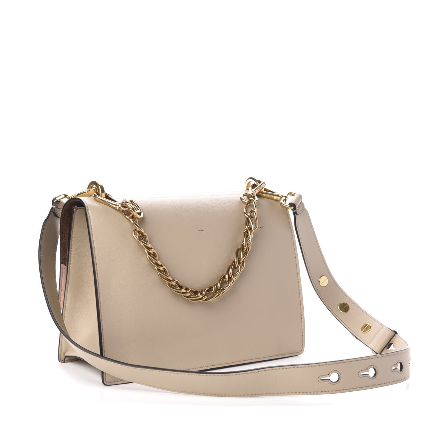 Vitello Grace Matte F is Fendi Kan U Shoulder Bag Nuvola