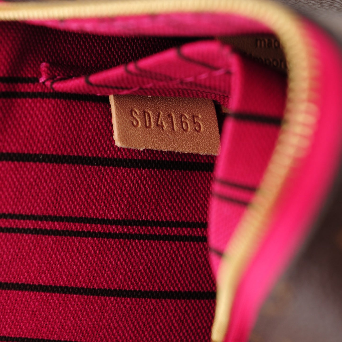 Monogram Neverfull MM GM Pochette Pivoine