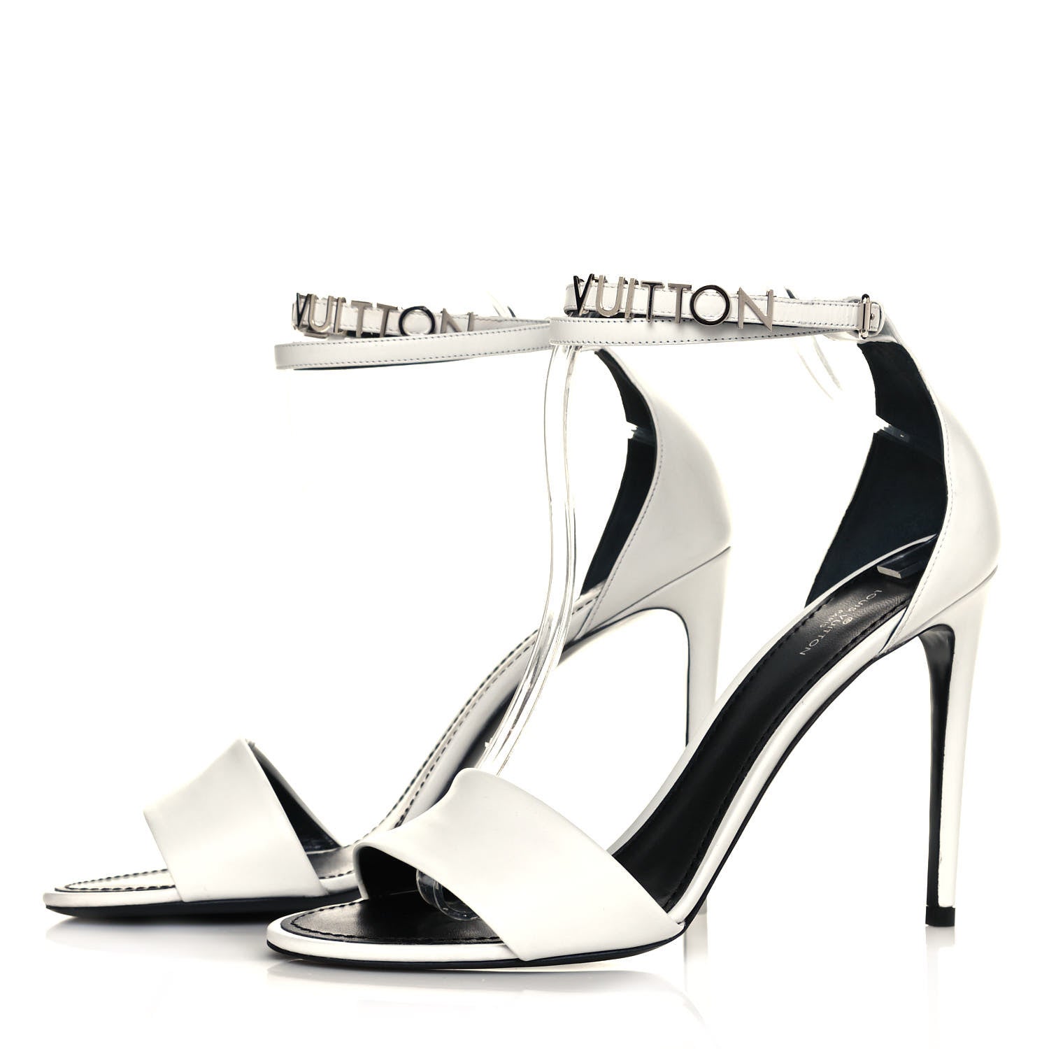 Louis Vuitton Calfskin Call Back Sandals 40 White 3 of 9