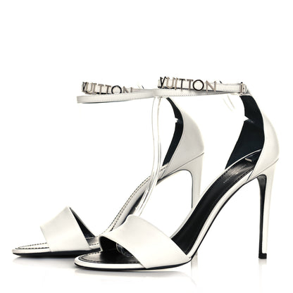 Louis Vuitton Calfskin Call Back Sandals 40 White 3 of 9