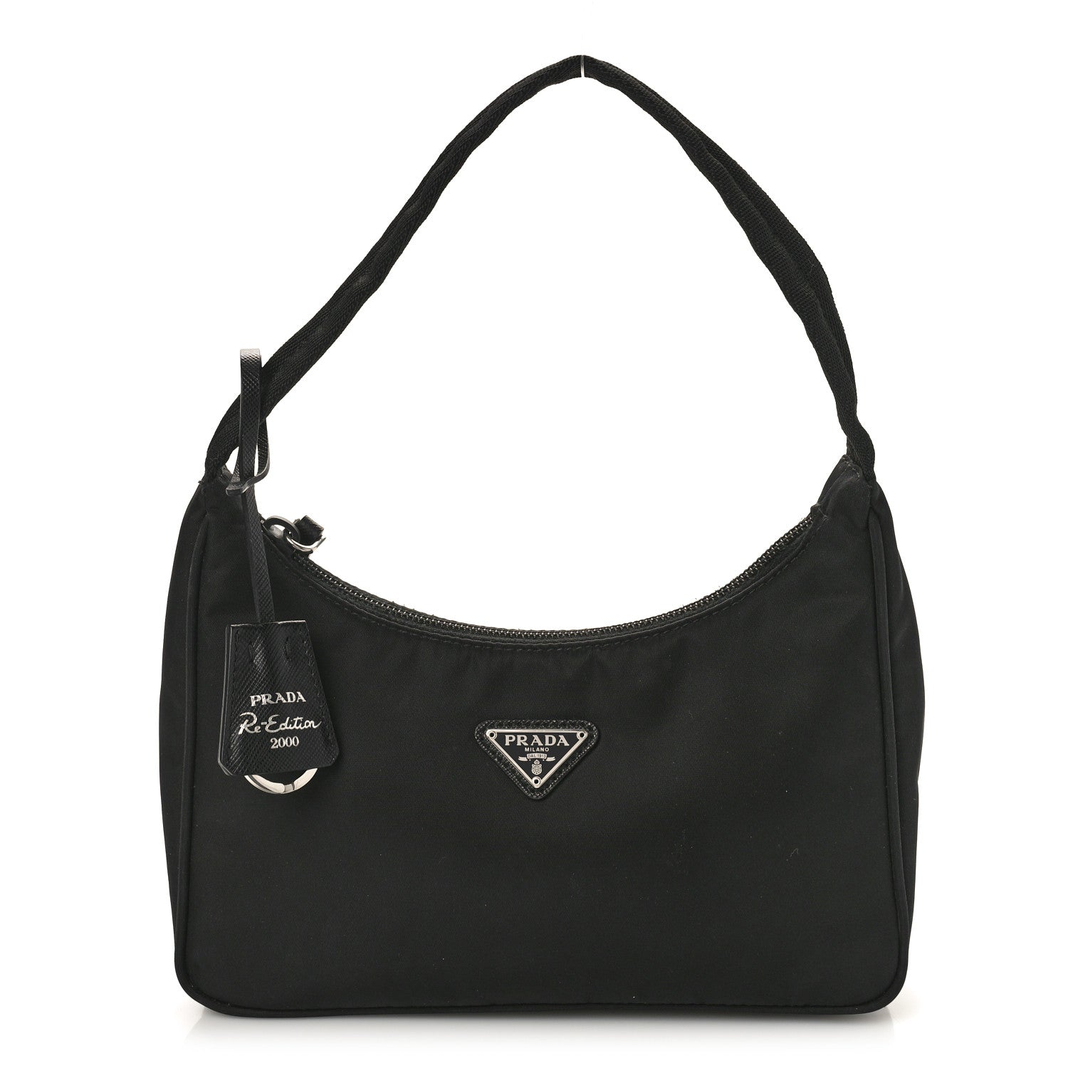 Prada Tessuto Nylon Mini Re-Edition 2000 Bag Black 1 of 9