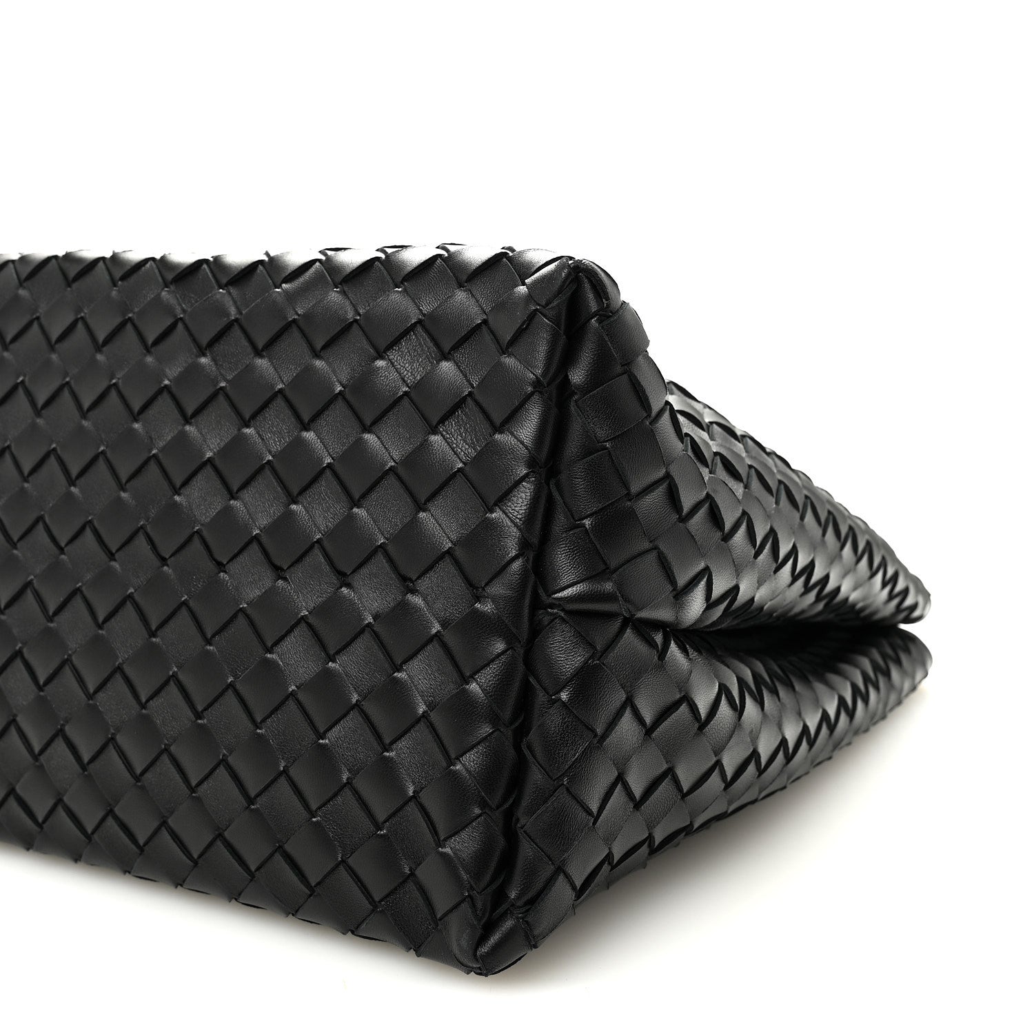 Bottega Veneta Nappa Intrecciato Large Andiamo Shoulder Bag Black 9 of 9