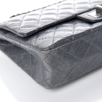 Chanel Aged Calfskin Quilted 50th Anniversary 2.55 Reissue 225 Flap Grey 9 of 12