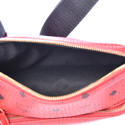 MCM Visetos Stark Belt Bag Red 6 of 7