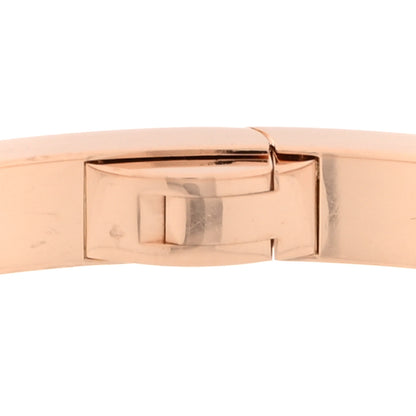 Cartier 18K Pink Gold Diamond Small LOVE Paved Bracelet 17 5 of 7