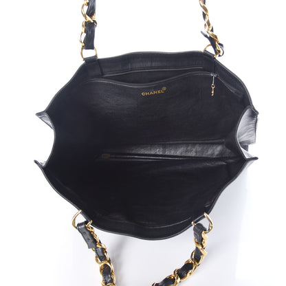 Chanel Lambskin CC Tote Black 4 of 9