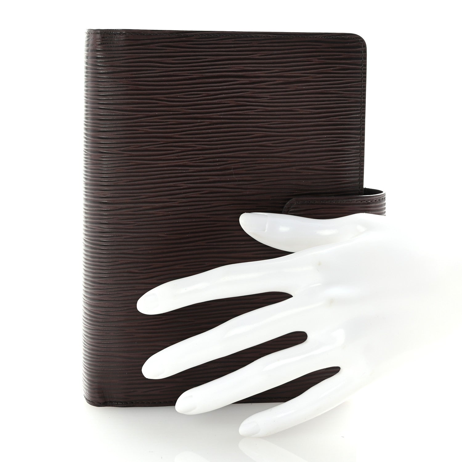 Louis Vuitton Epi Medium Ring Agenda Cover Moka 2 of 6