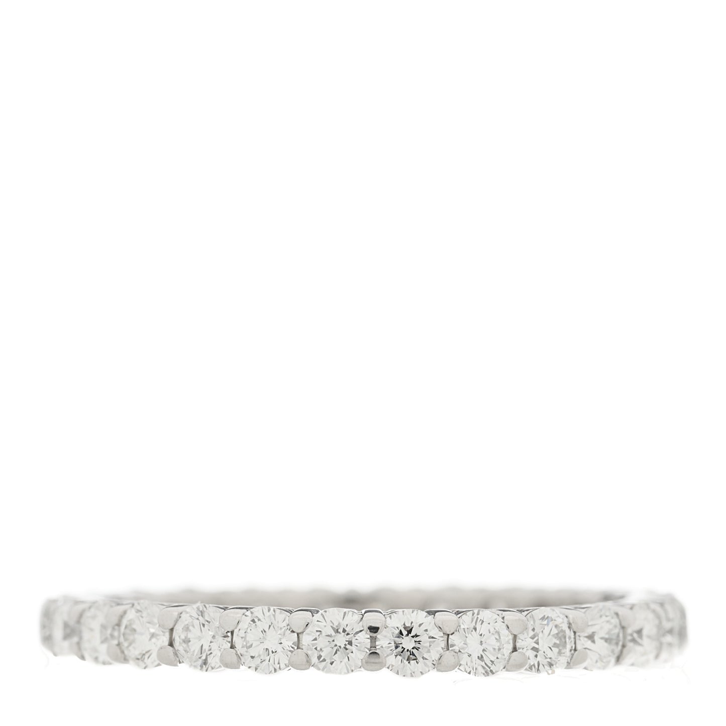 Platinum Diamond 2.2mm Full Circle Forever Band Ring 51 5.75