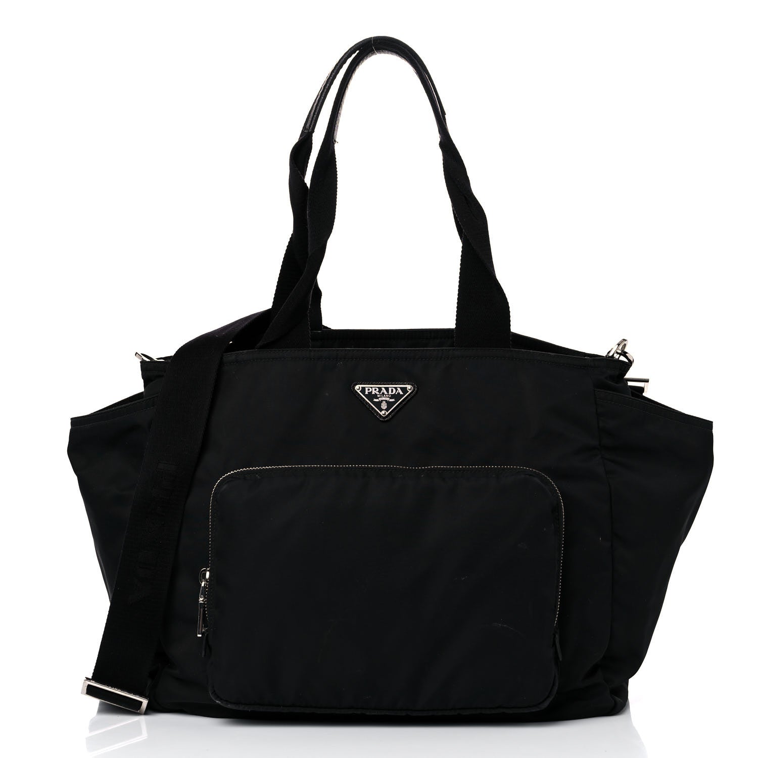 Prada Nylon Vela Baby Bag Black 1 of 21