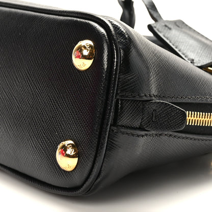 Prada Saffiano Lux Mini Promenade Tote Black 8 of 8