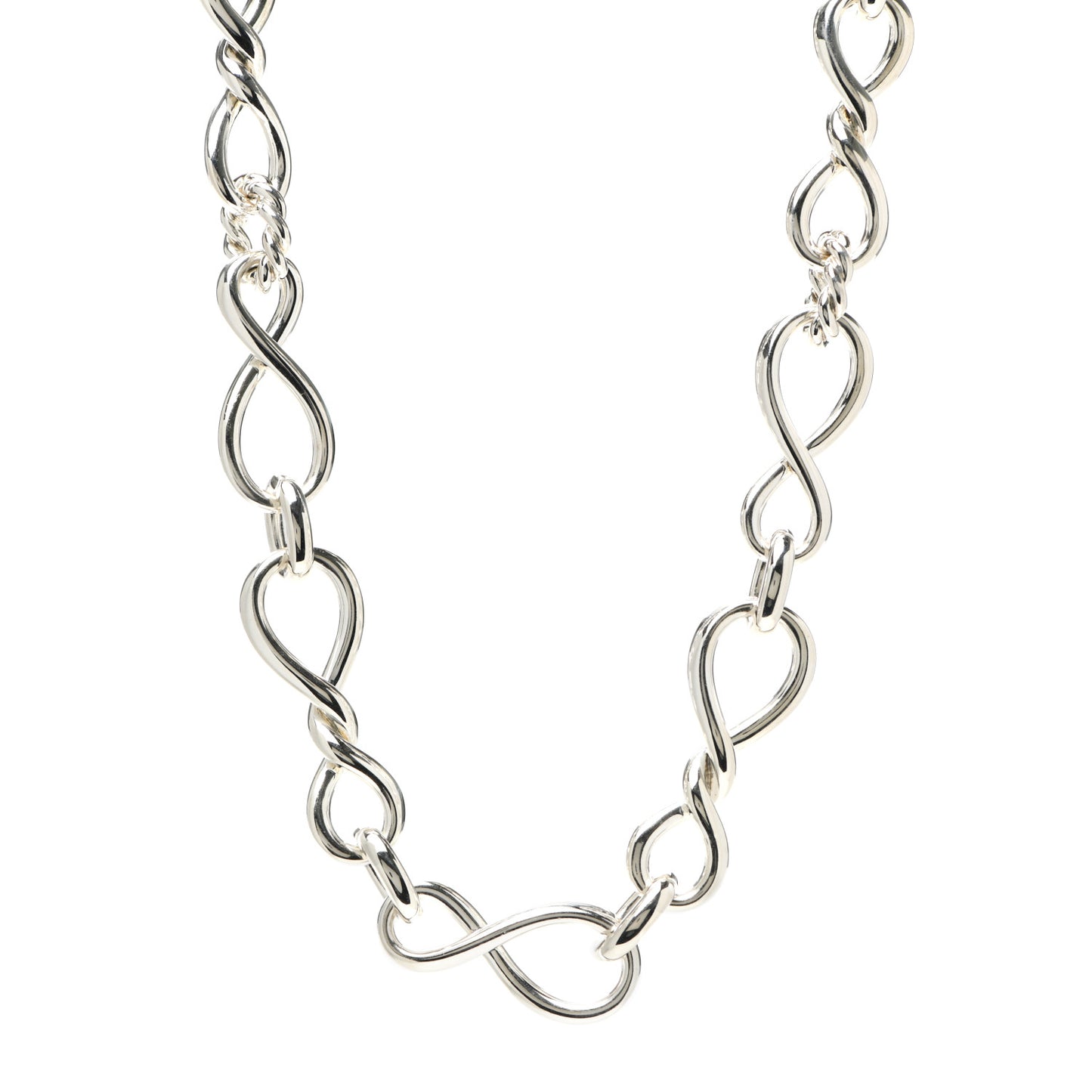 Sterling Silver Continuance Chain Necklace