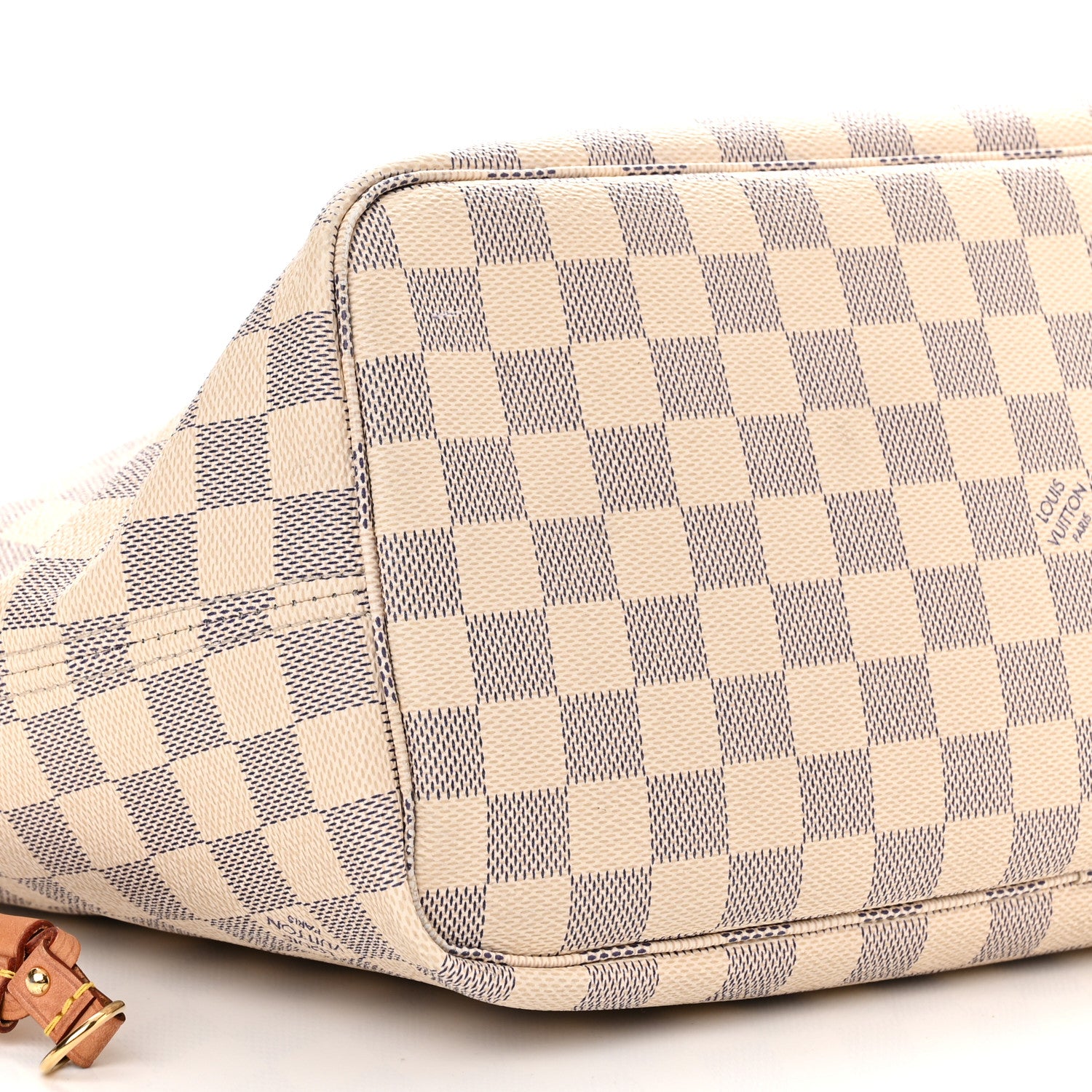 Louis Vuitton Damier Azur Neo Neverfull MM Rose Ballerine 9 of 10