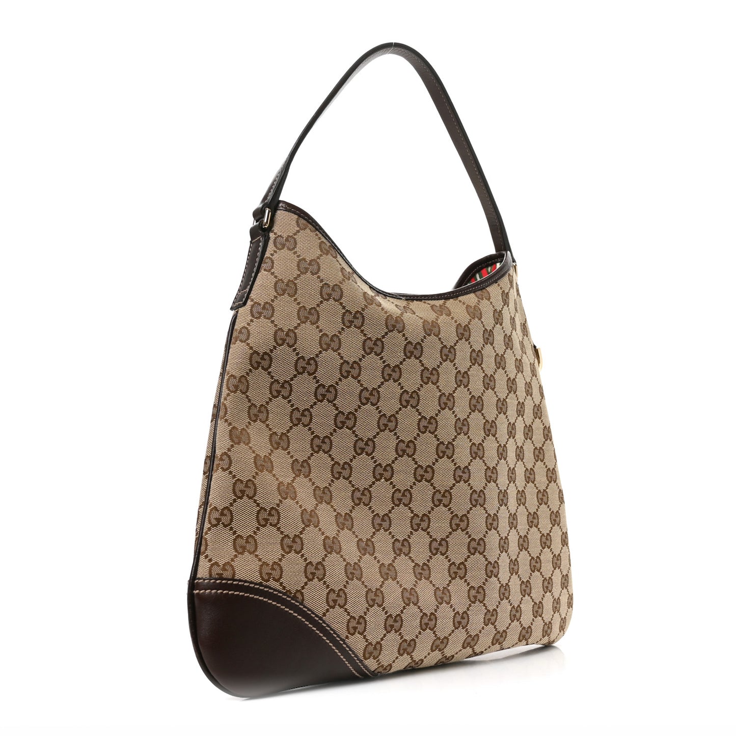 Monogram Medium New Britt Hobo Dark Brown