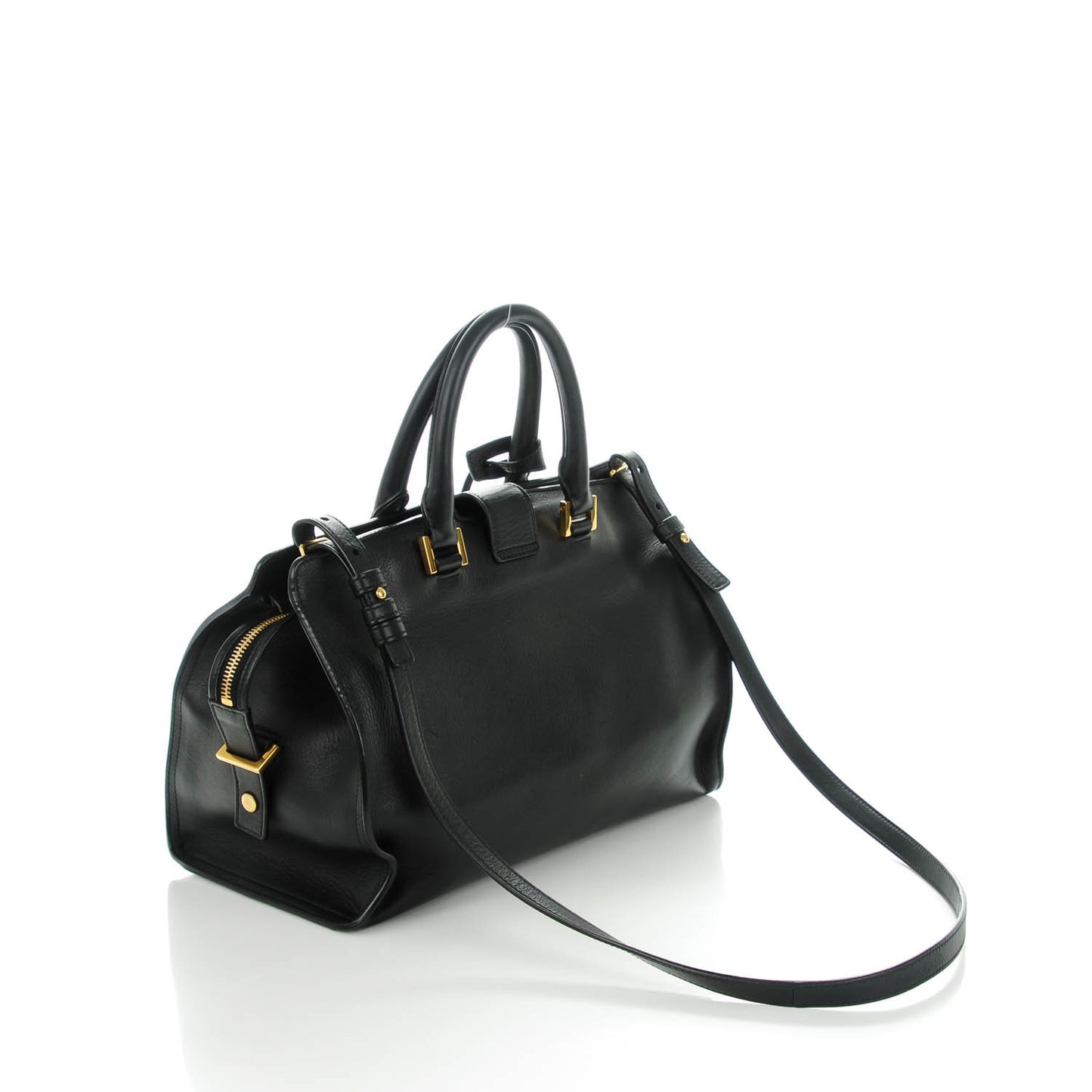 Calfskin Small Classic Y Cabas Black