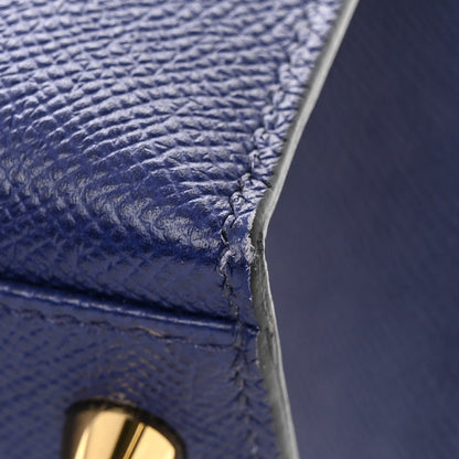 Hermes Epsom Kelly Sellier 28 Bleu Electrique 11 of 12