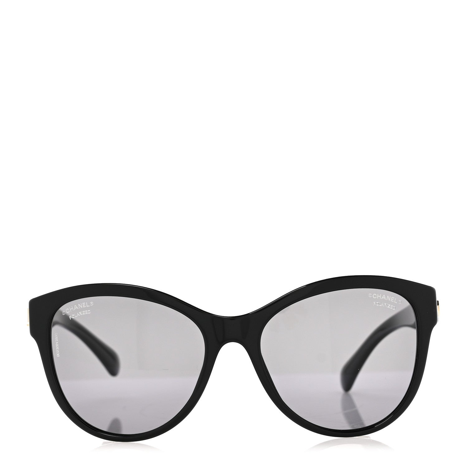 Chanel Acetate Pantos Logo Polarized Sunglasses 5458 Black 2 of 8