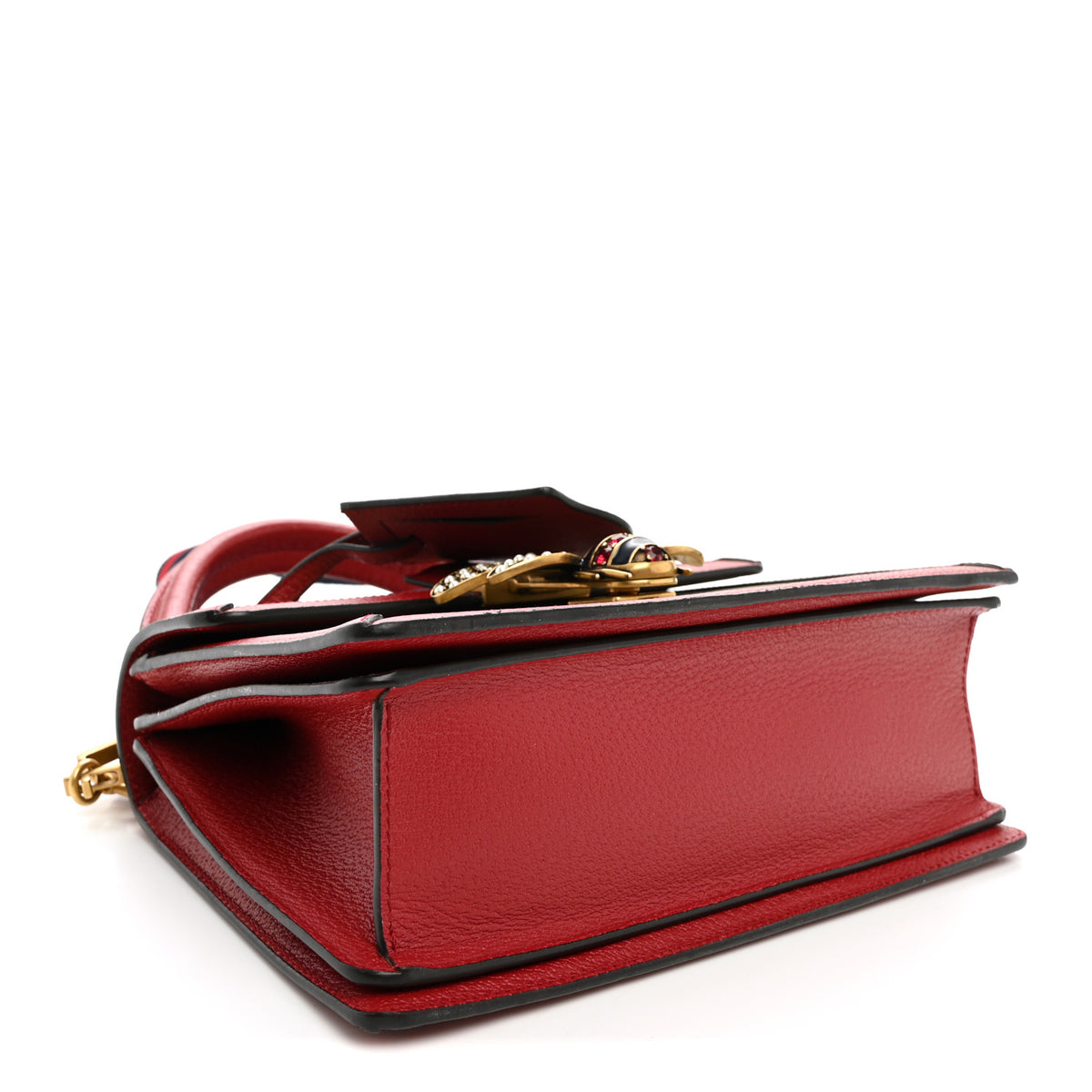 Gucci GG Supreme Monogram Small Queen Margaret Top Handle Bag Red 4 of 11