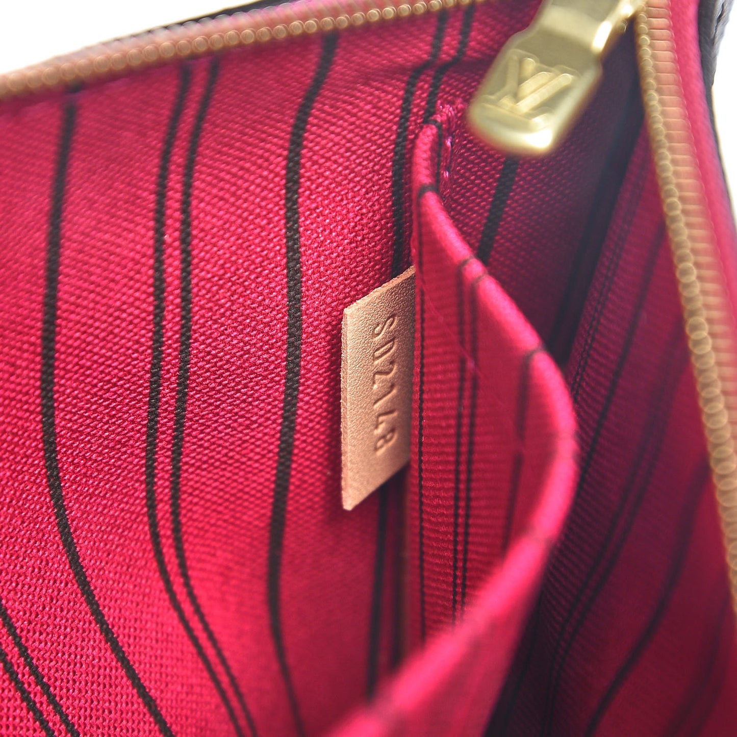 Monogram Neverfull MM GM Pochette Pivoine