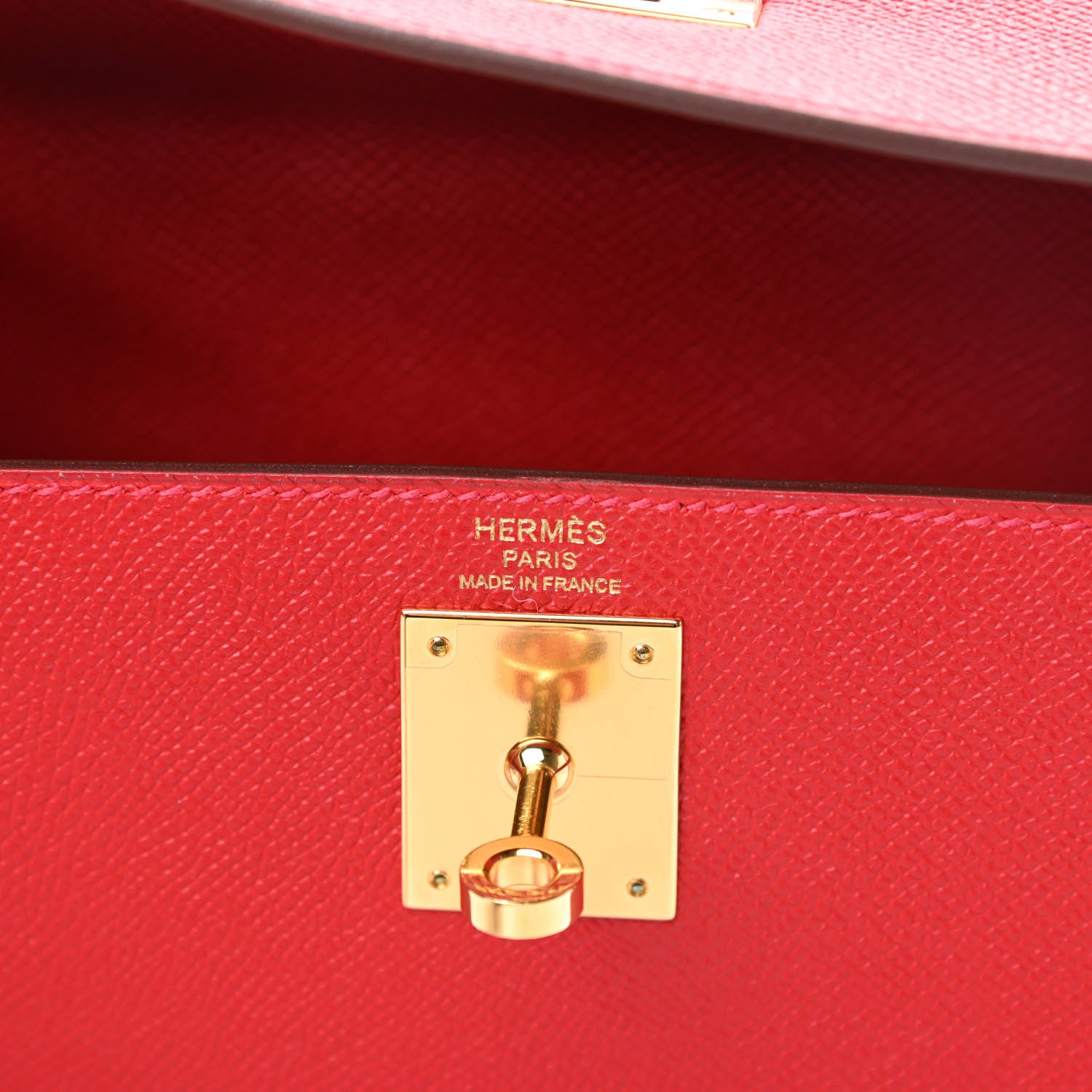 Hermes Epsom Kelly Sellier 28 Rouge Casaque 6 of 12