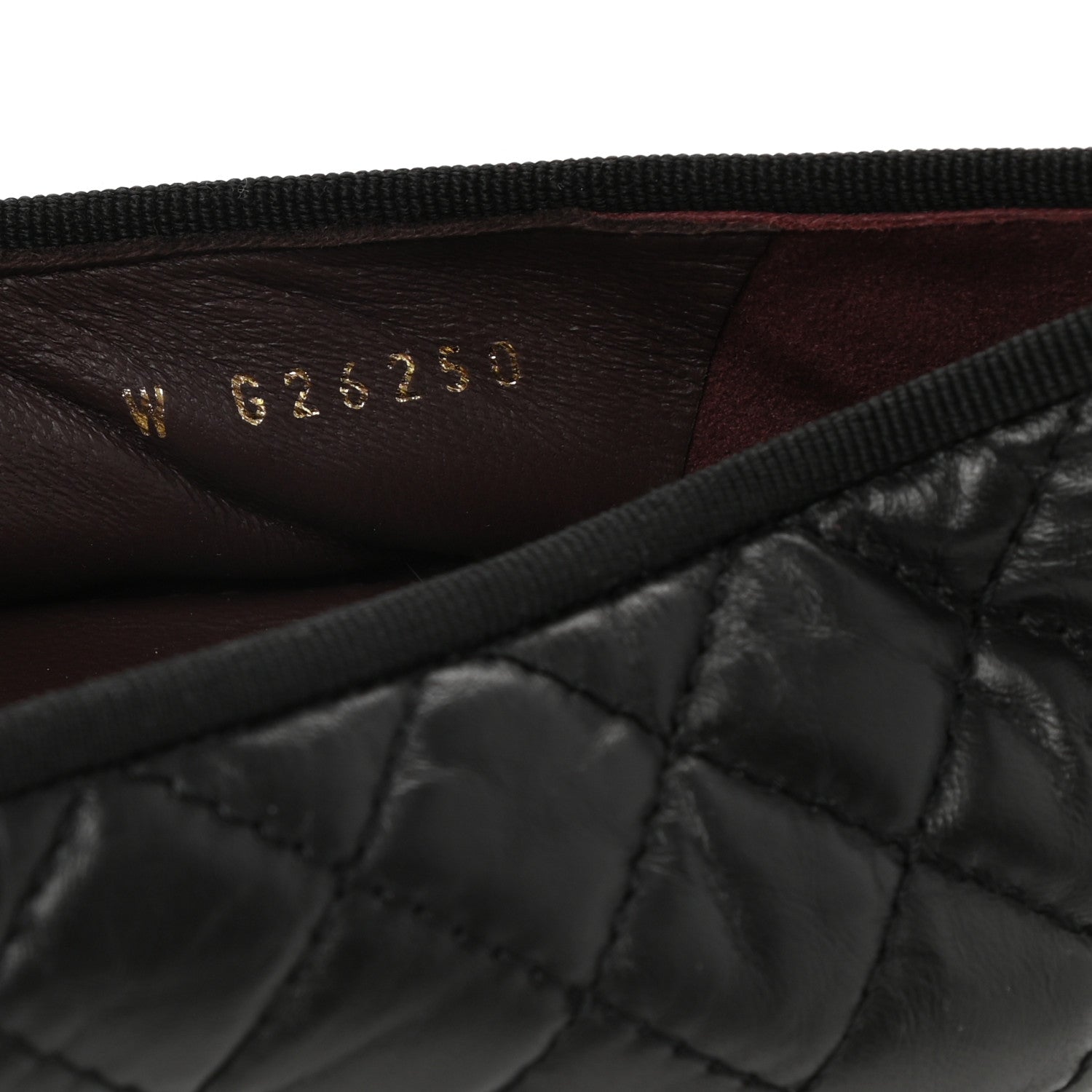 Chanel Aged Calfskin Quilted Cap Toe Ballerina Flats 41 Black 8 of 9