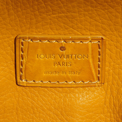 Louis Vuitton Monogram Motard Alligator Biker Perle Yellow 6 of 7