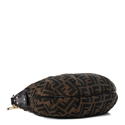 Fendi Zucca Chef Chain Hobo Tobacco 3 of 9