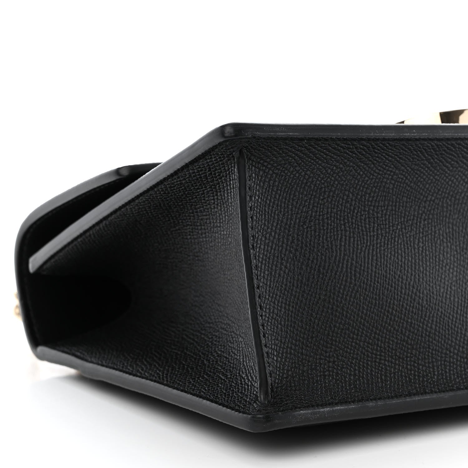 Christian Dior Grained Calfskin Embossed 30 Montaigne Chain Flap Bag Black 9 of 11