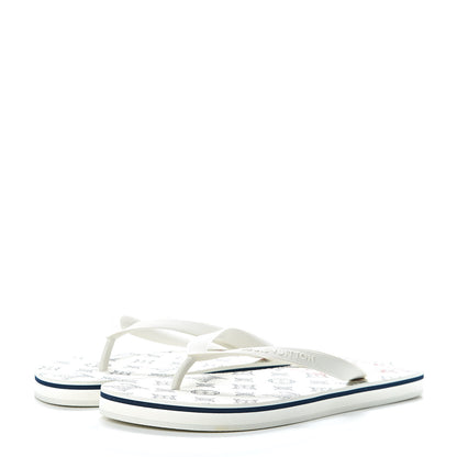 Louis Vuitton Rubber Molitor Thong Sandals 8 White 3 of 9