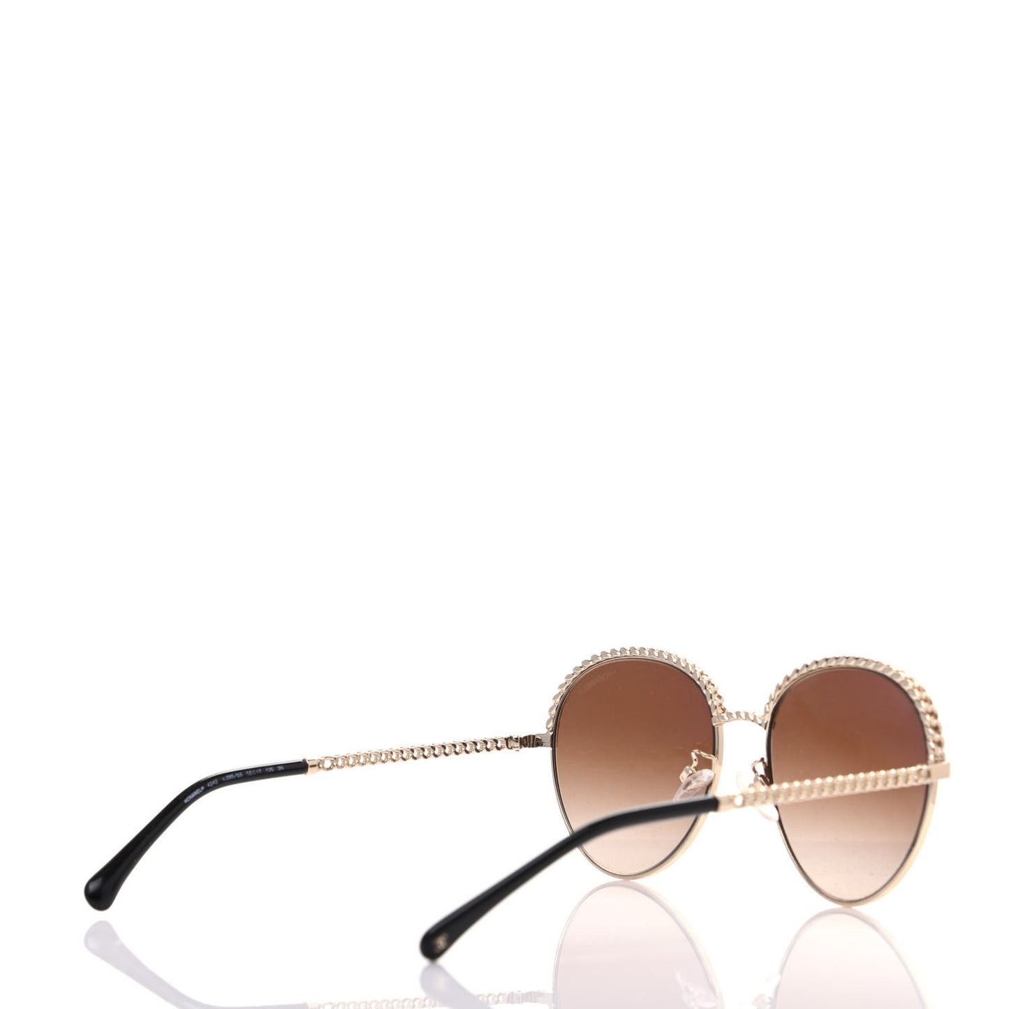 Chain Pantos Sunglasses 4242 Gold Brown