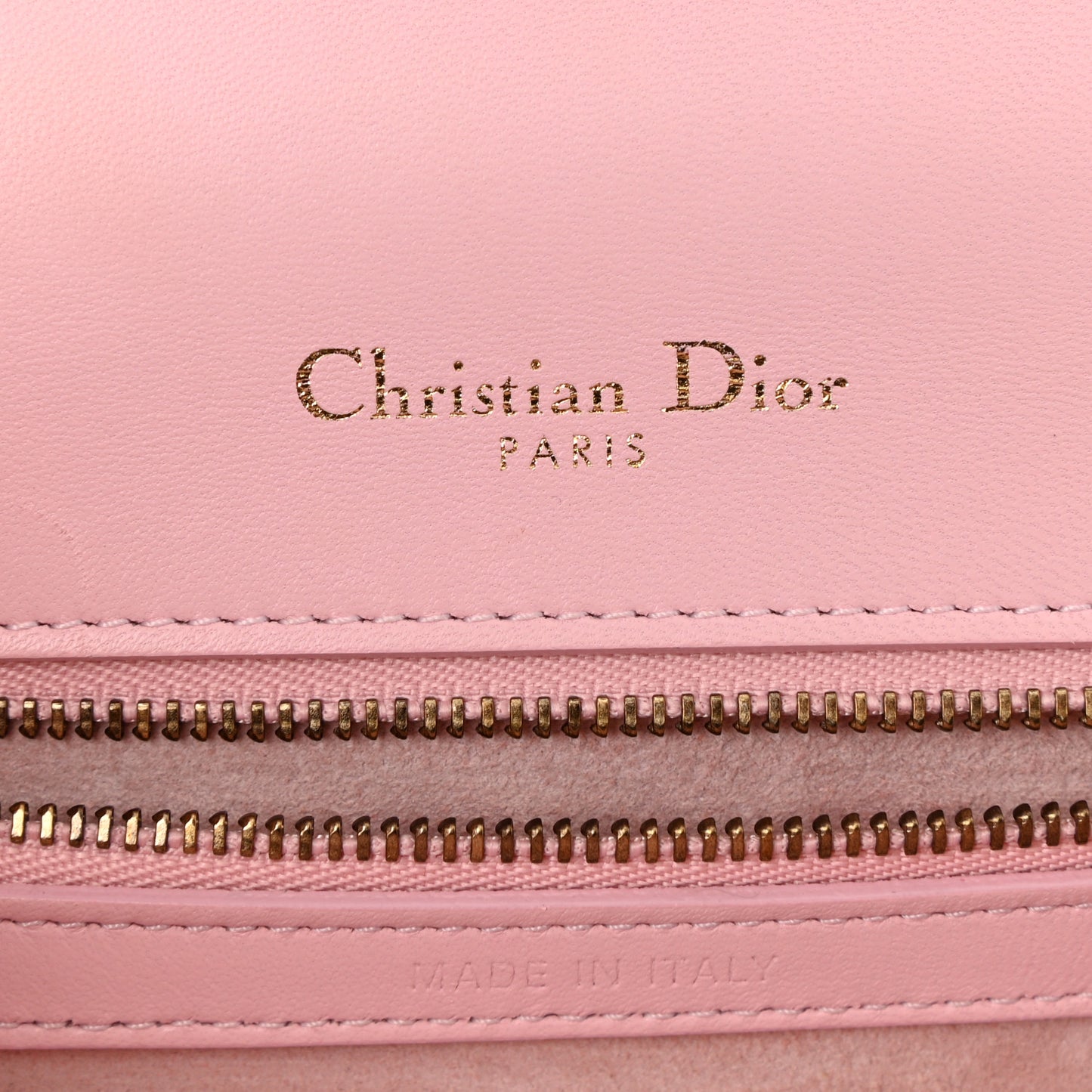 Lambskin Studded Small Diorama Flap Bag Pink