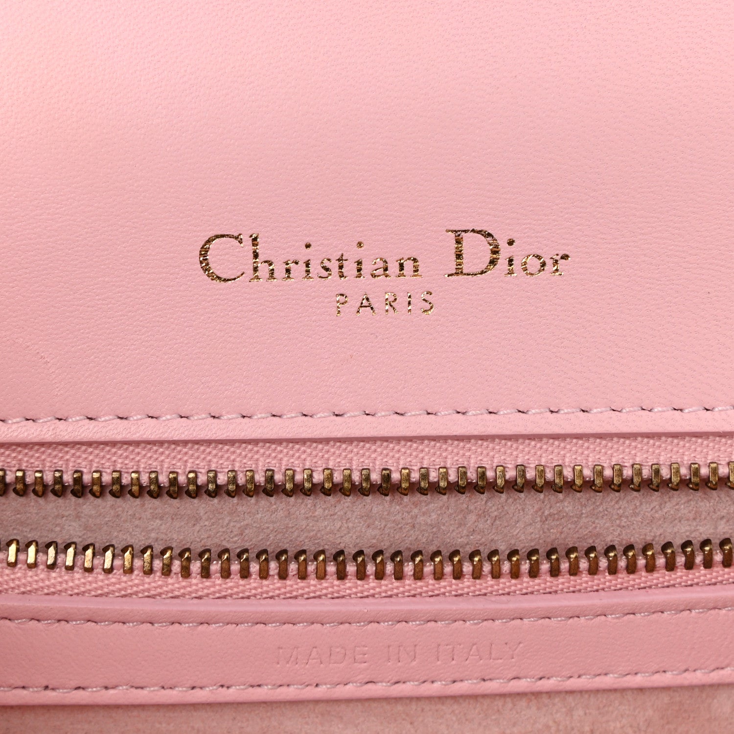 Christian Dior Lambskin Studded Small Diorama Flap Bag Pink 5 of 9