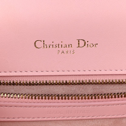 Christian Dior Lambskin Studded Small Diorama Flap Bag Pink 5 of 9