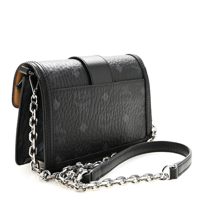 MCM Visetos Mini Tracy Crossbody Bag Black 3 of 9