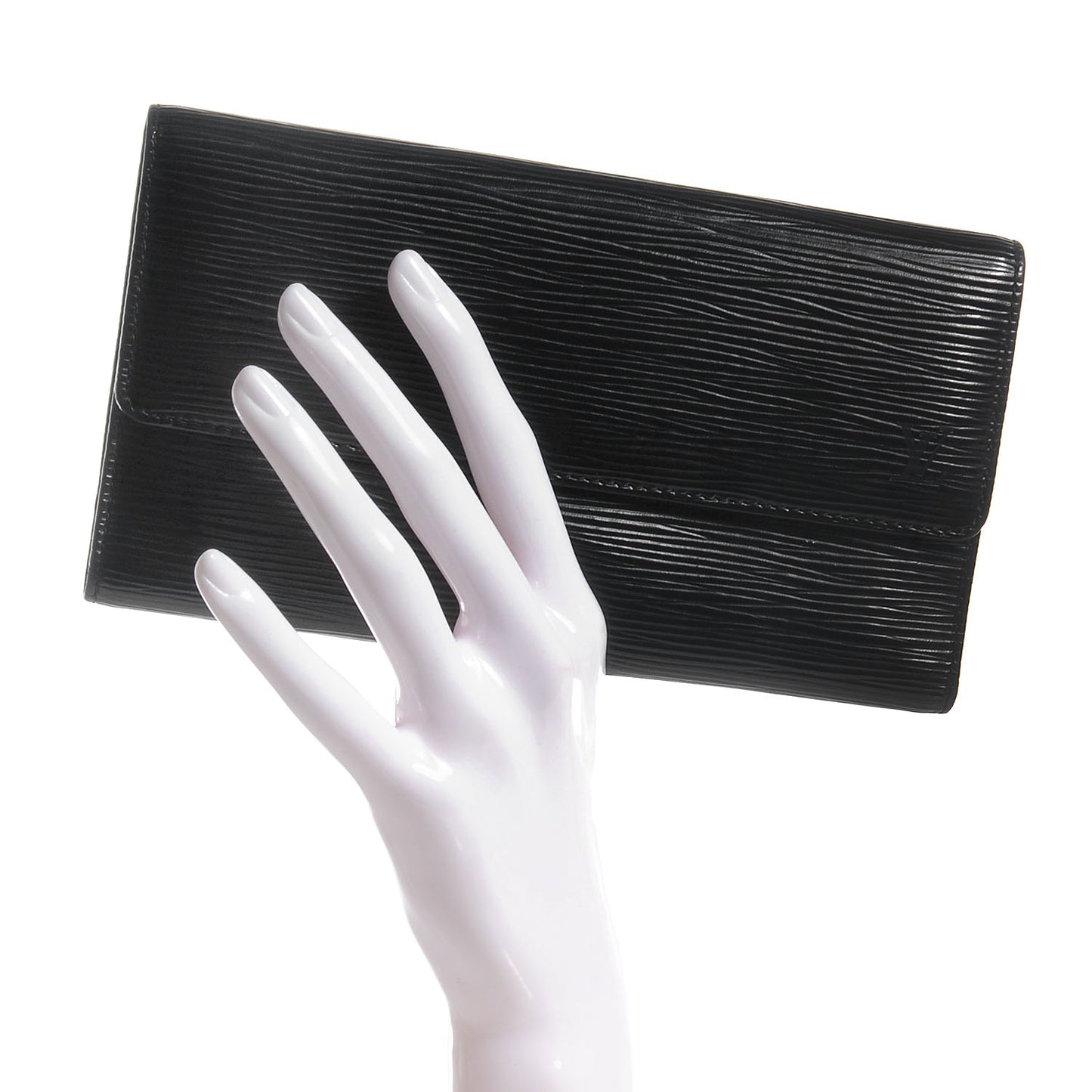 Epi Porte Tresor International Wallet Black