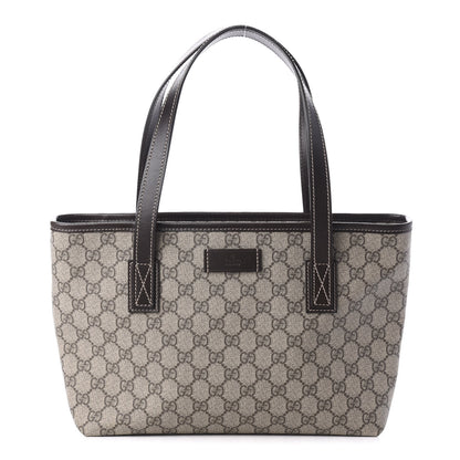 Gucci GG Supreme Monogram Small Joy Tote Dark Brown 1 of 9