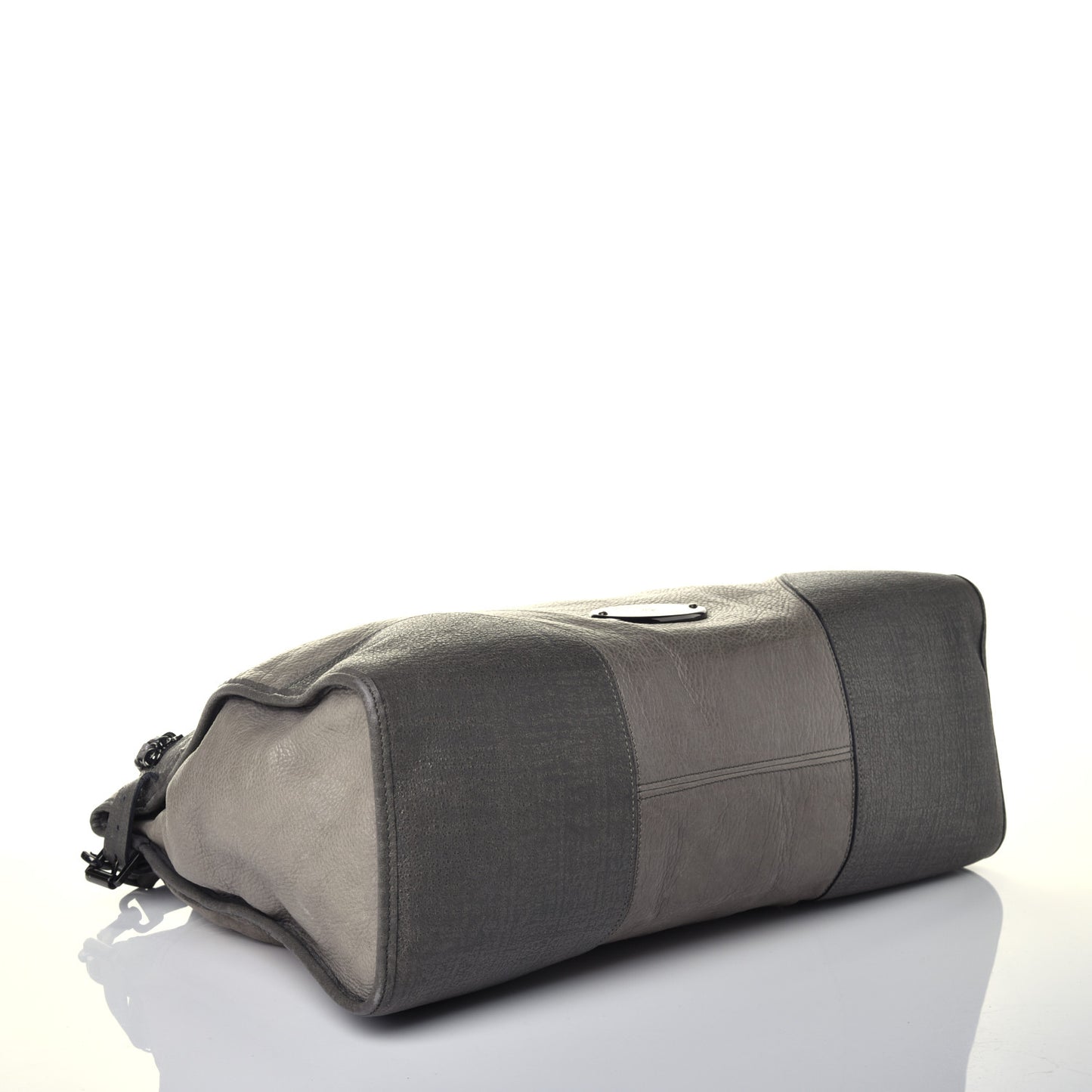 Calfskin Taylor Satchel Grey