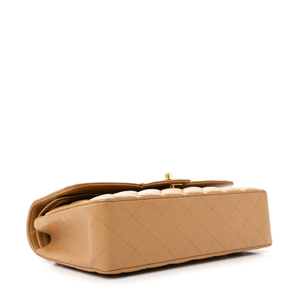 Chanel Caviar Quilted Medium Double Flap Beige 4 of 11