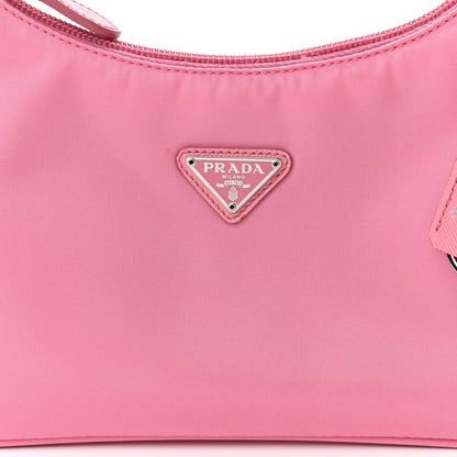 Prada Tessuto Nylon Mini Re-Edition 2000 Bag Begonia 8 of 10