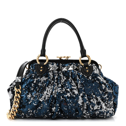 Marc Jacobs Sequined New York Rocker Stam Blue 1 of 10
