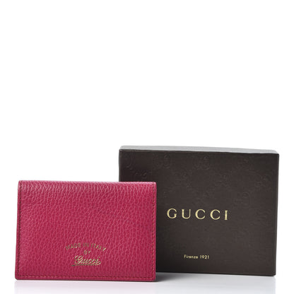 Gucci Dollar Calfskin Swing Train Pass Card Case Blossom 9 of 9