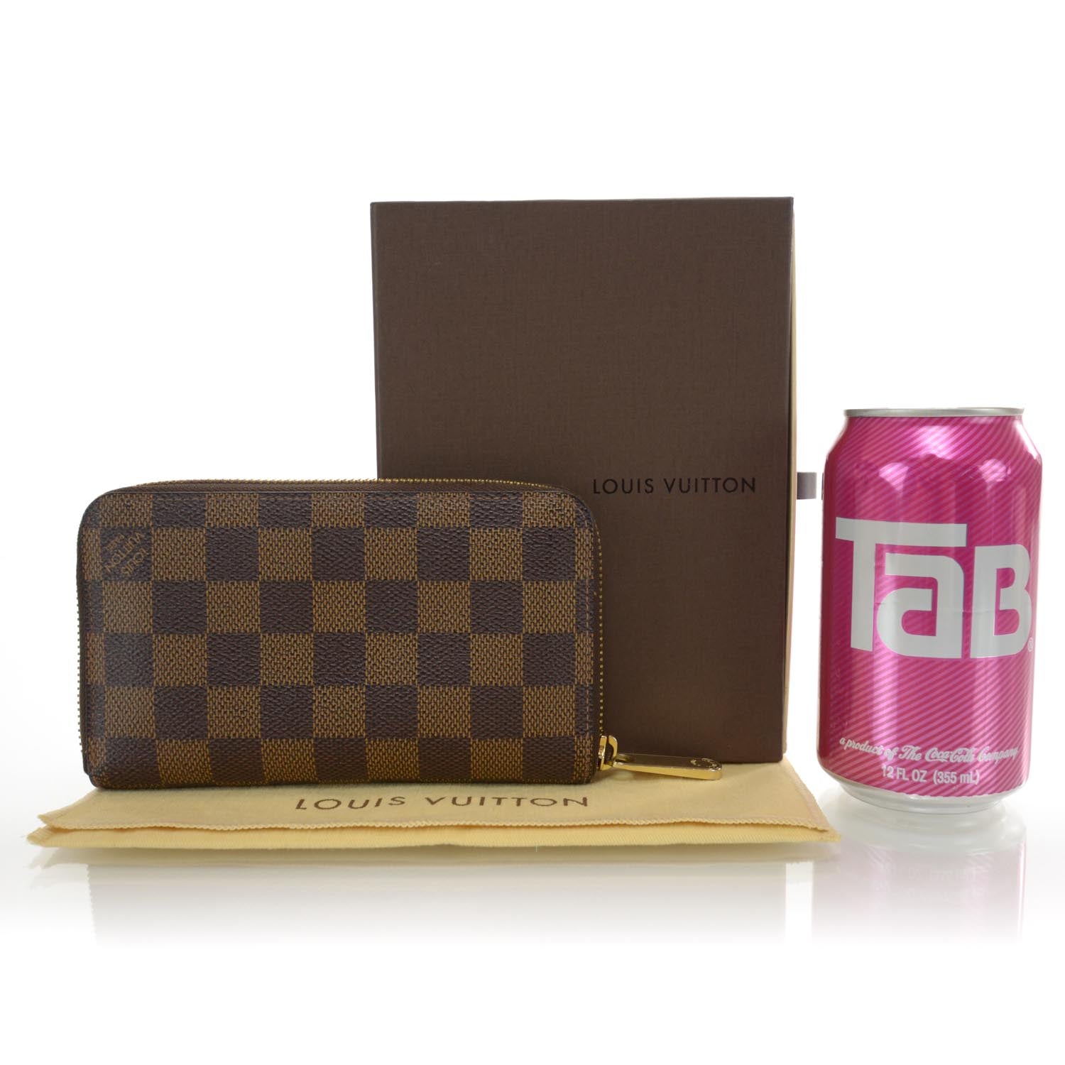 Louis Vuitton Damier Ebene Zippy Compact Wallet 2 of 8