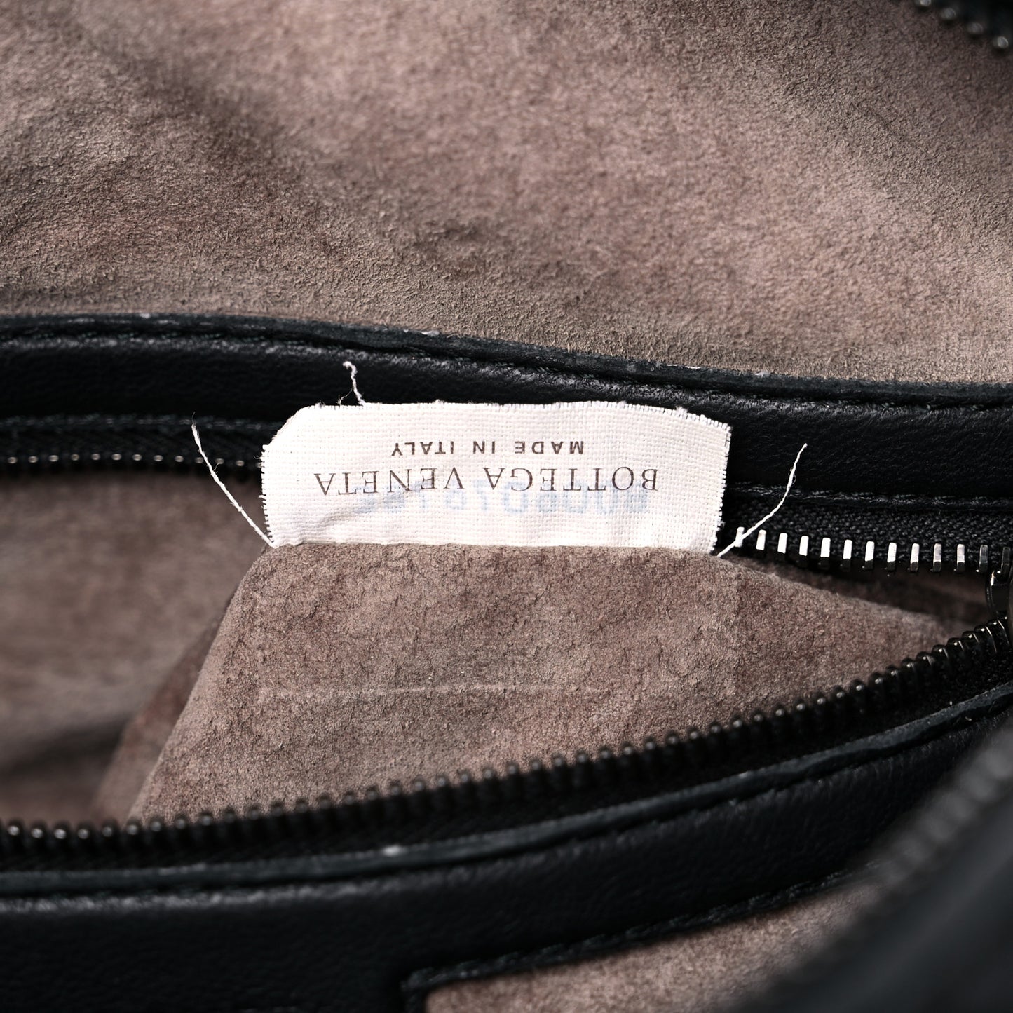 Nappa Intrecciato Montaigne Rings Satchel Black