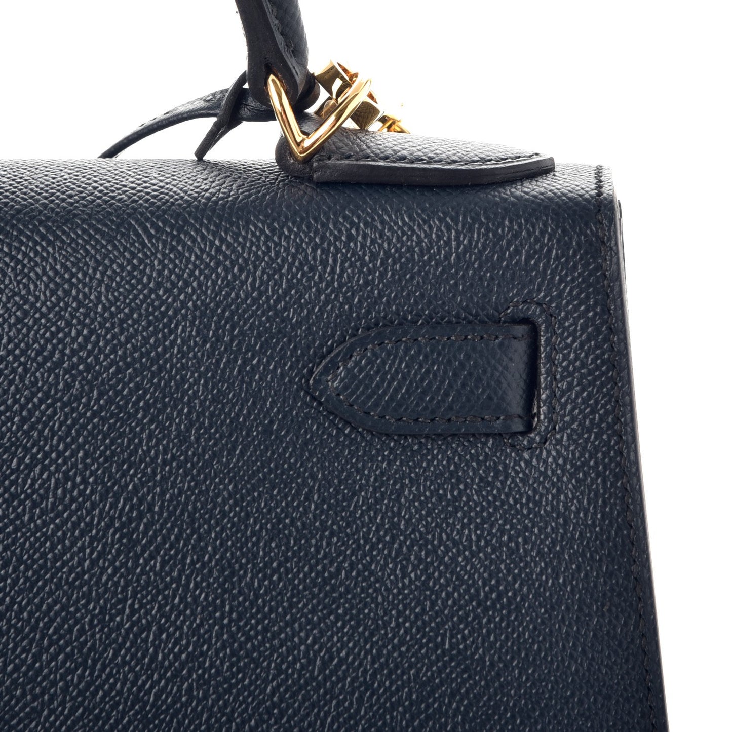 Epsom Kelly Sellier 28 Bleu Indigo