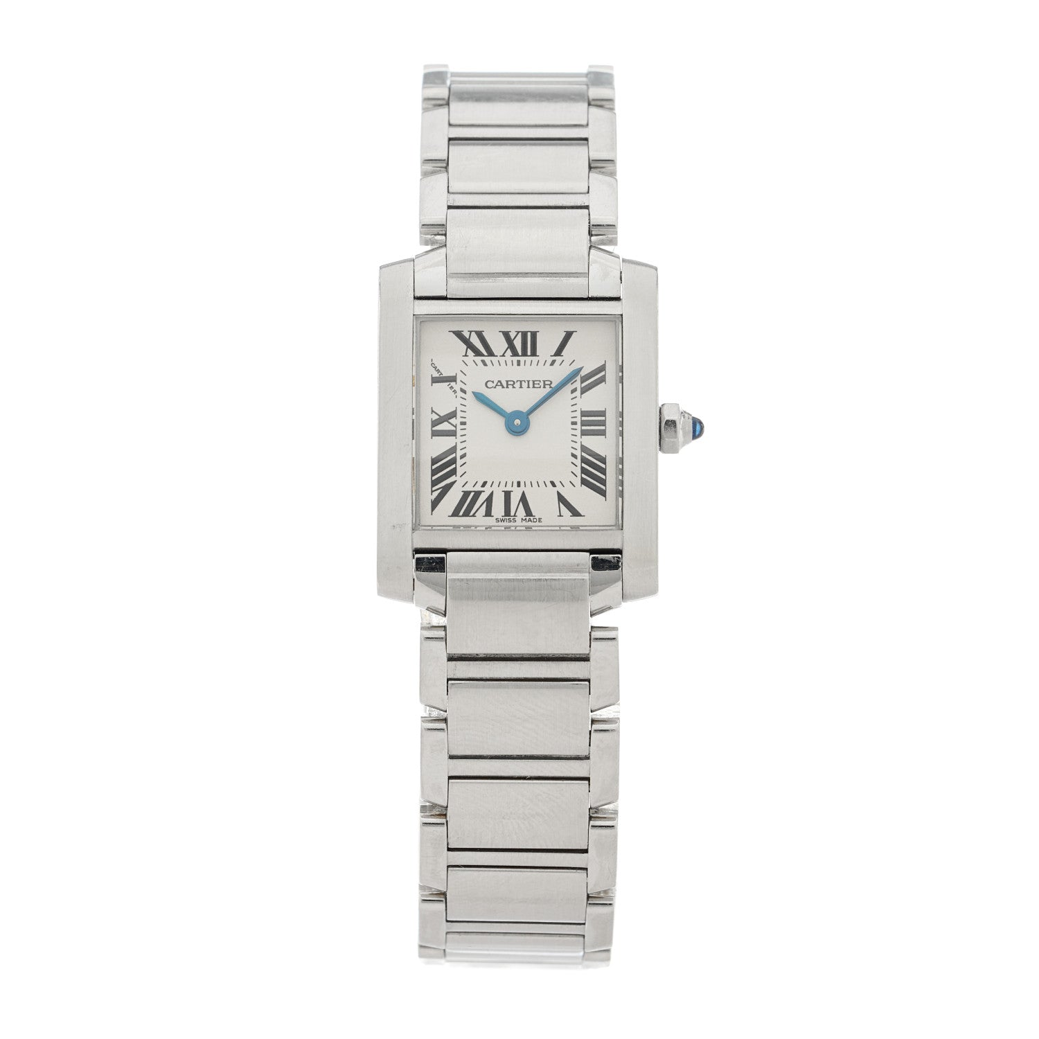 Cartier Stainless Steel 20mm Tank Francaise Quartz Watch 1 of 5