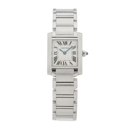 Cartier Stainless Steel 20mm Tank Francaise Quartz Watch 1 of 5