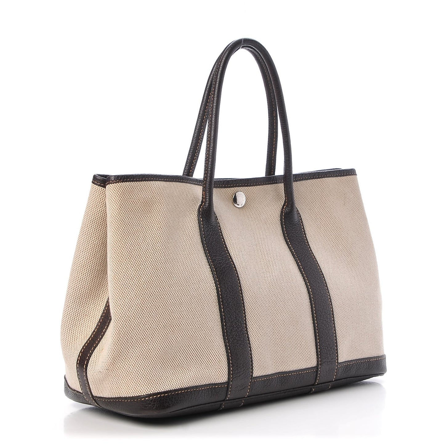 Toile Buffalo Garden Party Tote 30 TPM Marron Fonce
