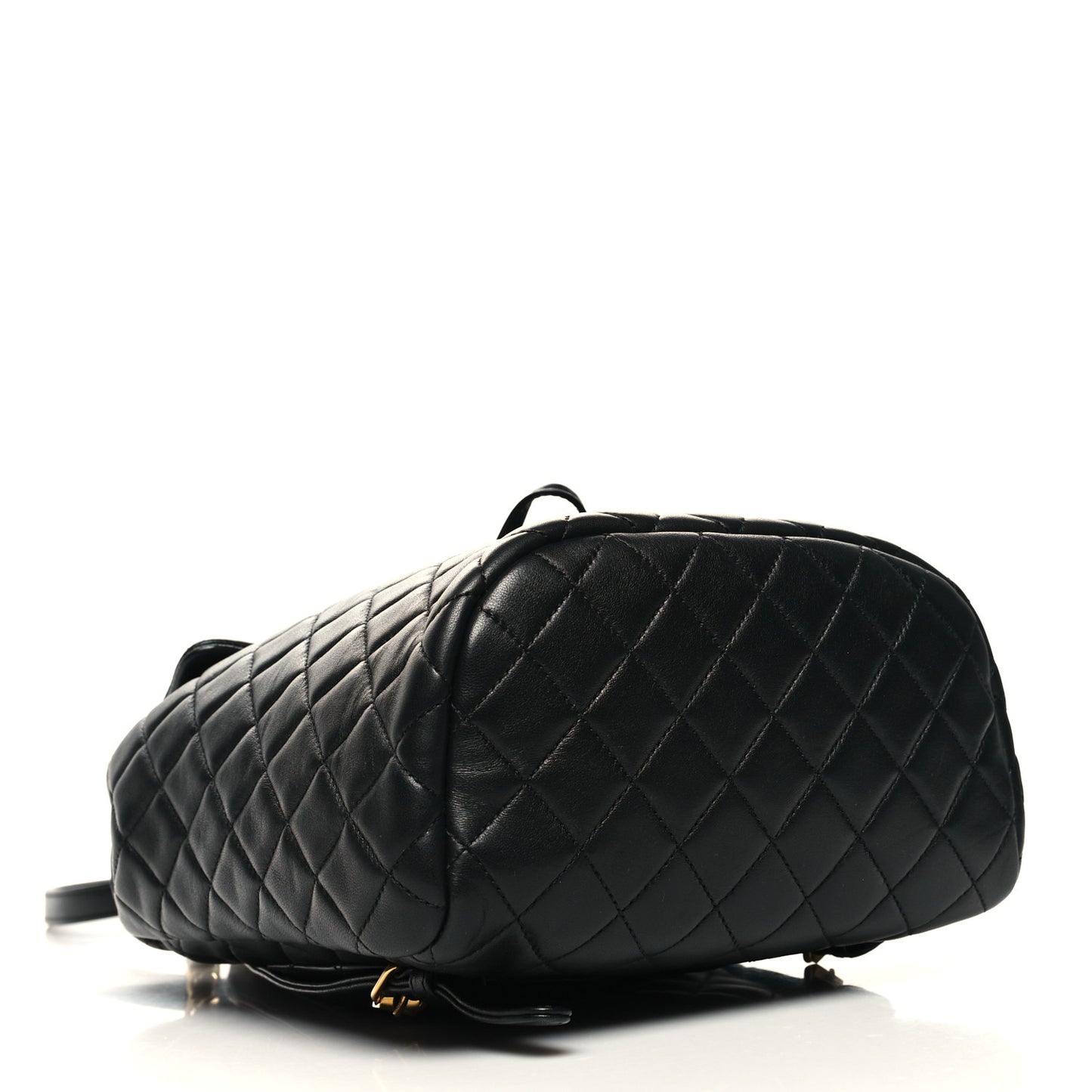 Lambskin Quilted Small Urban Spirit Backpack Black