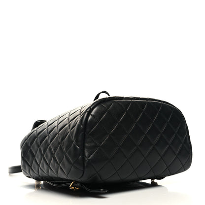 Chanel Lambskin Quilted Small Urban Spirit Backpack Black 4 of 10